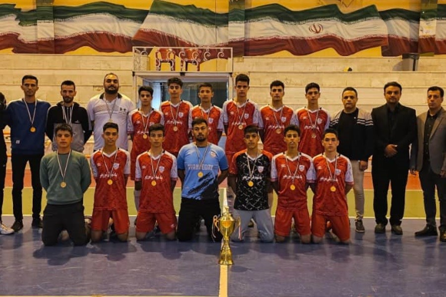 آیندگان صفاشهر قهرمان لیگ برتر فوتسال نوجوانان استان فارس