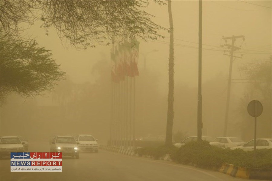 با وجود هوای آلوده ادارات لامرد تعطیل نشد