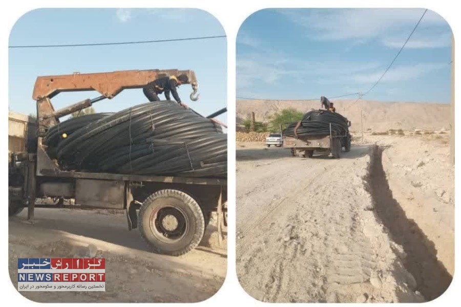 آب به روستای محروم‌ کارزا بخش مرکزی لامرد می رسد