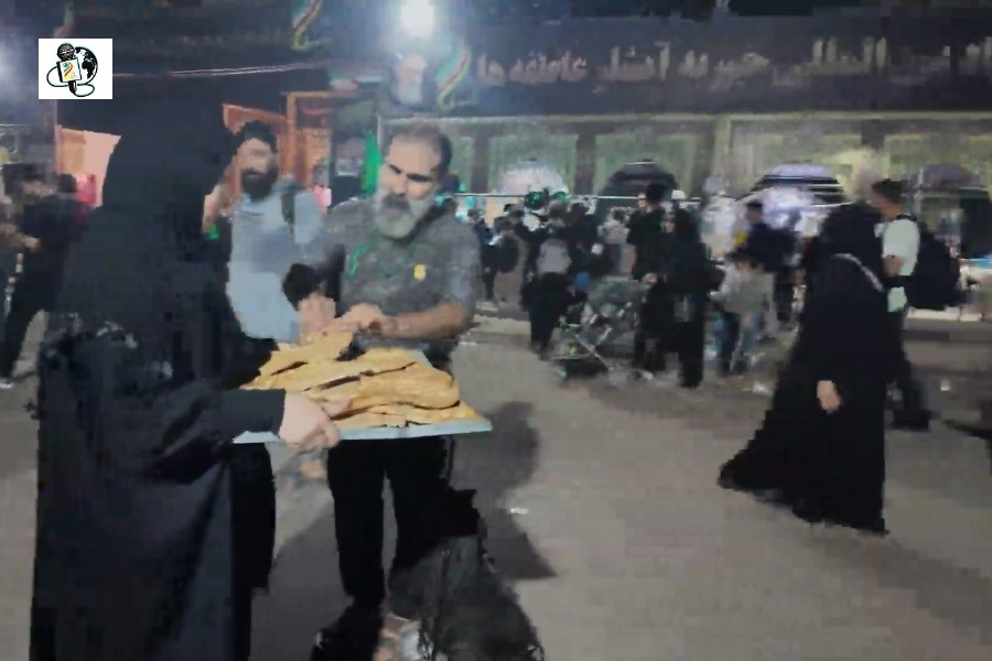 زائران اربعین چگونه مهمان نان گرم «آبشار عاطفه‌ها» شدند؟